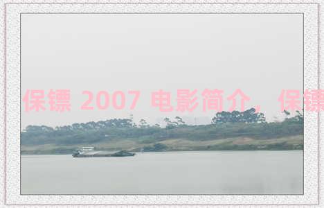 保镖 2007 电影简介，保镖电影介绍